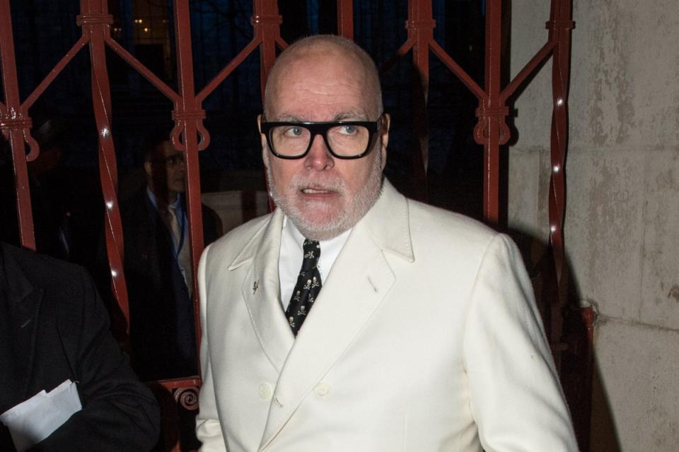 Goldsmith at the Conservative party Black and White Ball at Natural History Museum in 2018 (Getty Images)