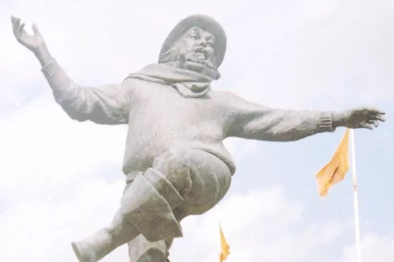 The Jolly Fisherman statue at Skegness