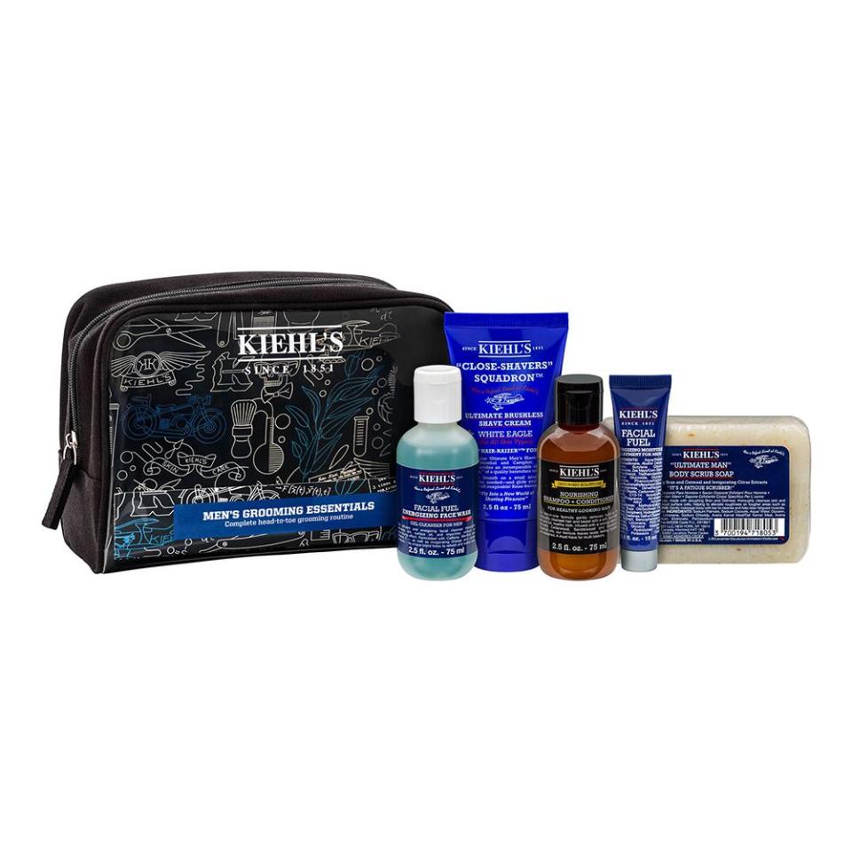 Kiehl's Since 1851 Men's Grooming Essentials Gift Set for Men