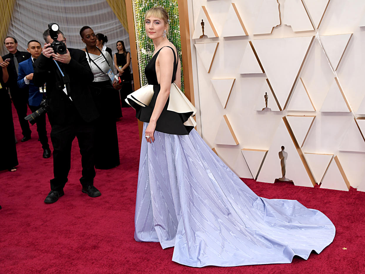 HOLLYWOOD, CALIFORNIA - FEBRUARY 09: Saoirse Ronan attends the 92nd Annual Academy Awards at Hollywood and Highland on February 09, 2020 in Hollywood, California. (Photo by Jeff Kravitz/FilmMagic)