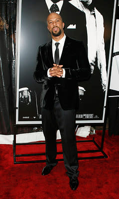 Common at the New York City premiere of Universal Pictures' American Gangster