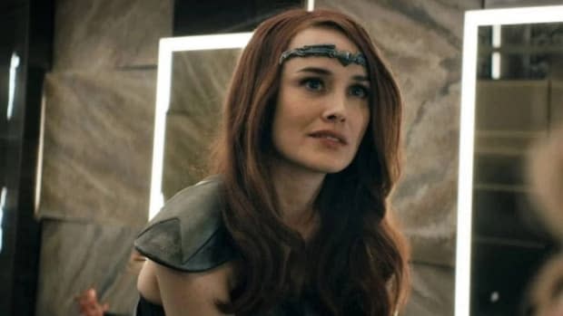 Dominique McElligott as Queen Maeve in "The Boys"<p>Amazon Studios</p>