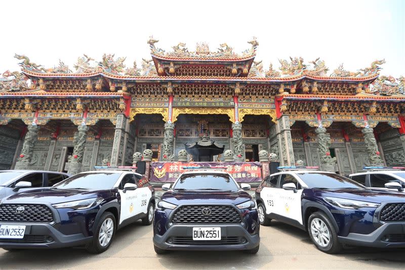 全新警用巡邏車。（圖／翻攝畫面）