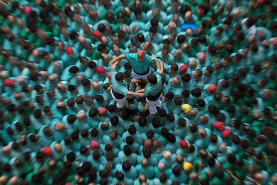 Human Tower Competition in Catalonia