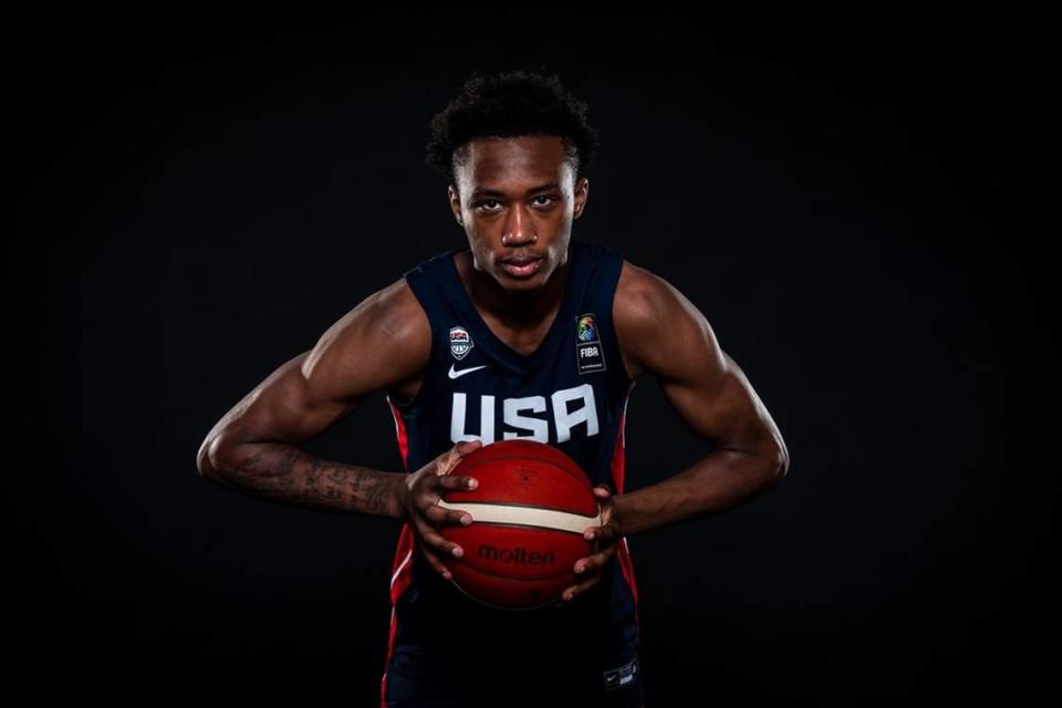 Ron Holland was one of several then-Kentucky recruits to win a gold medal with the USA Basketball team at the FIBA U17 World Cup in Spain last summer.