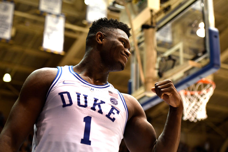 Is a starring role in a Duke-Carolina classic the next chapter in Zion Williamson’s basketball story? (Getty)