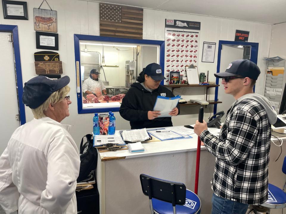 The cramped but efficient front counter at the Wall Meat Processing plant in Wall, S.D., is evidence of a growing movement to expand capacity and capabilities of small meat processors in South Dakota.