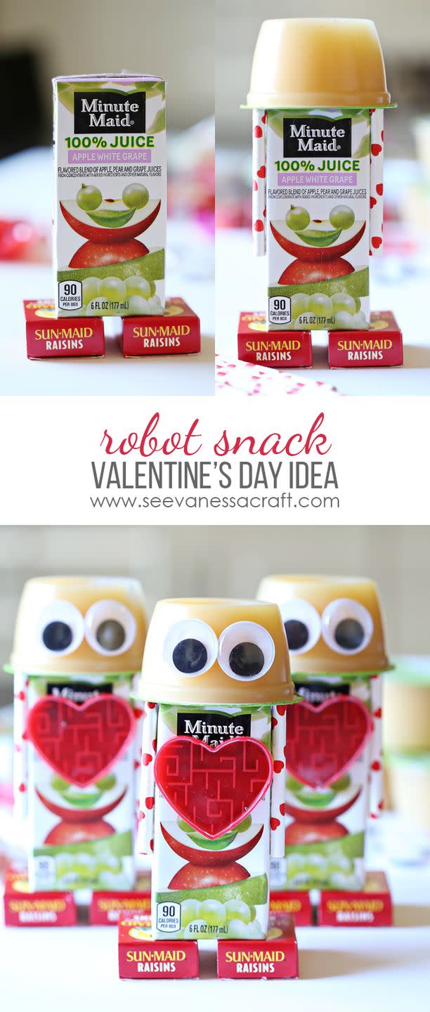 Robot Valentine's Day Snack