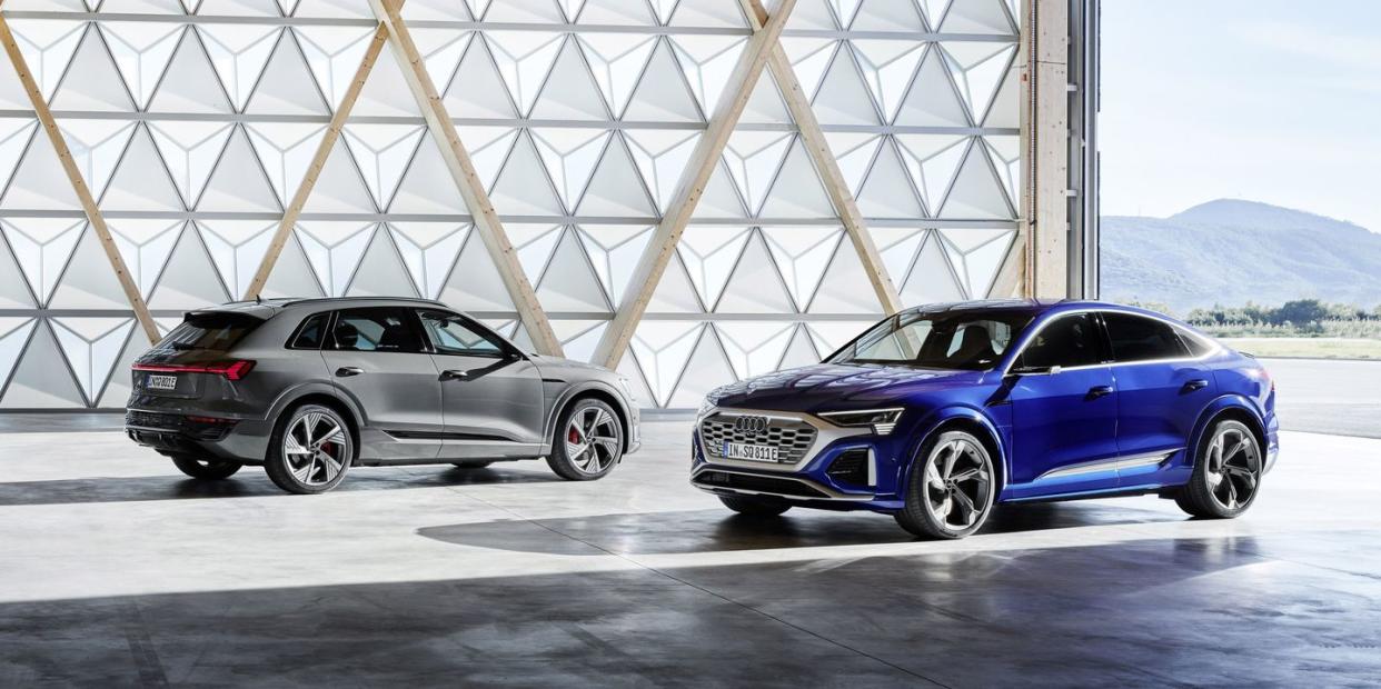 2024 Audi Q8 etron Brings a New Name, a Fresh Face, and Extra Range