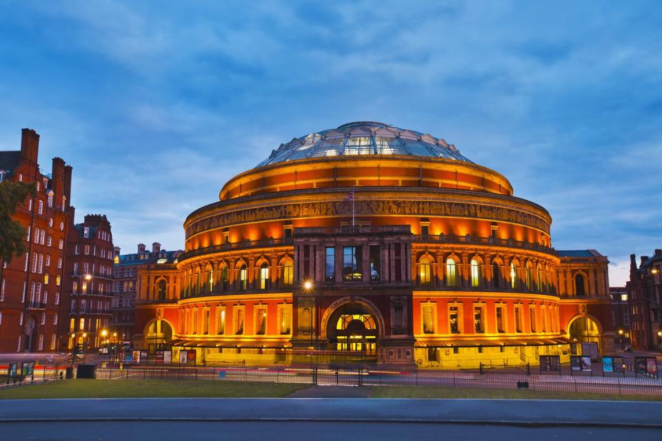 1) The Royal Albert Hall in London, England