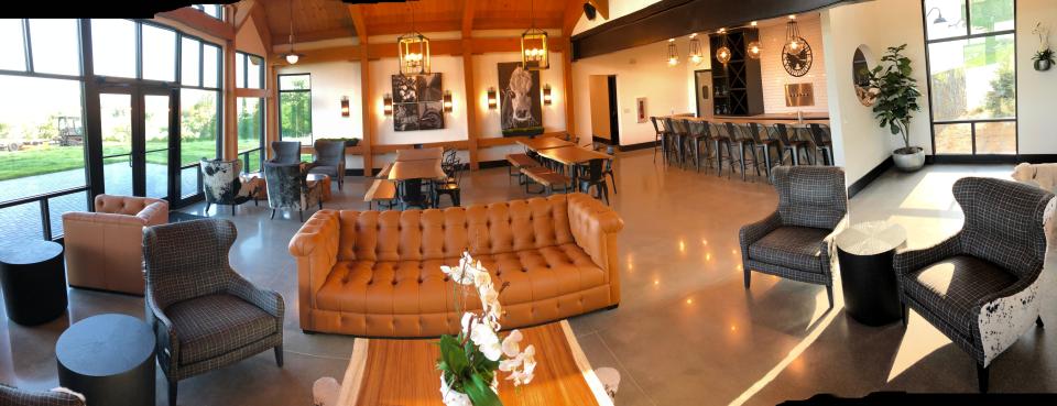 Stone Ashe Vineyard's tasting room at 736 Green Mountain Road, Hendersonville