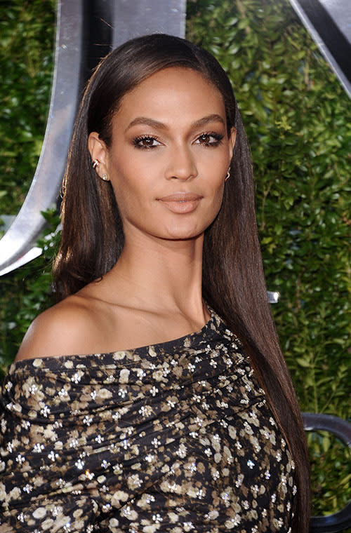 Joan Smalls at 2015 Tony Awards