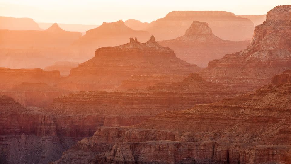 A dramatic sunset over the Grand Canyon. - Nicolo Sertorio/Digital Vision/Getty Images