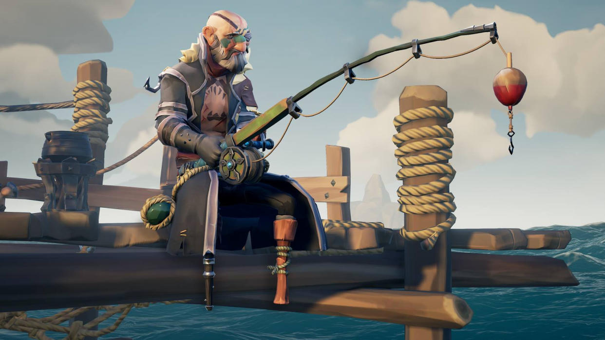  Sea of Thieves screenshot - going fishing. 