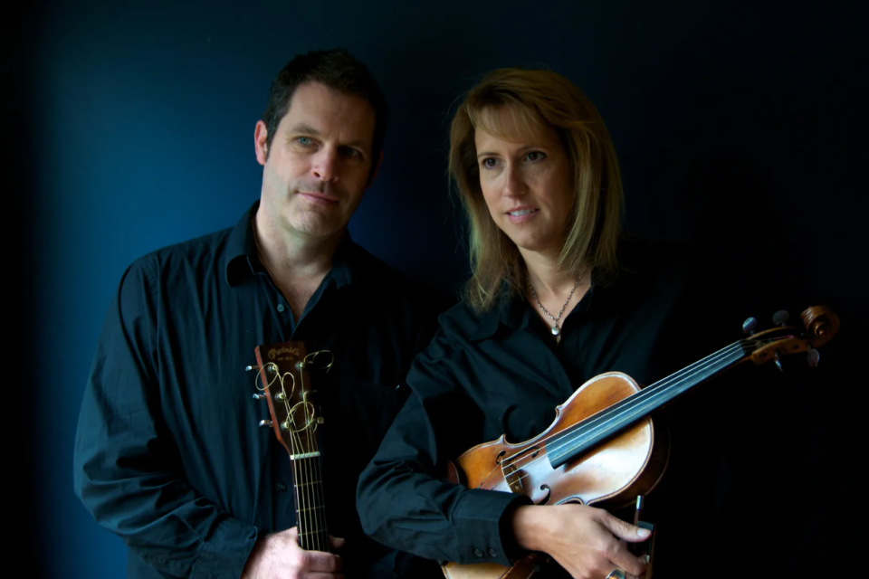 Fiddler Nikki Engstrom and singer/guitarist Sean Brennan are Stanley & Grimm.