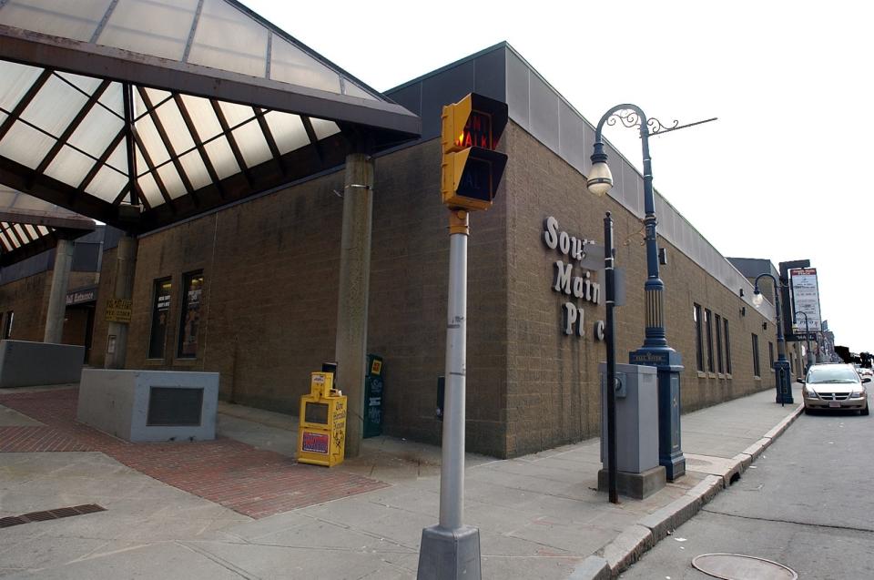 A view of the South Main Place mall in downtown Fall River.