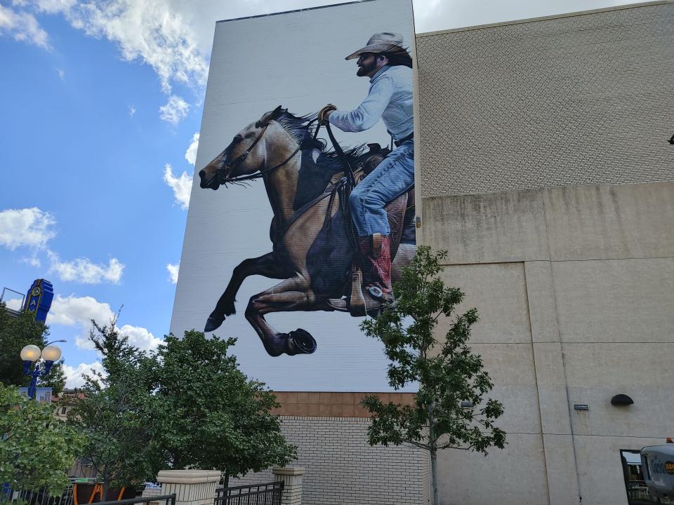 The Hoodoo Mural Festival returned to downtown Amarillo Saturday, for its second year promoting public art.