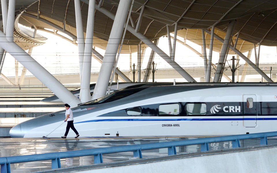 High-speed trains are transforming travel in China - Credit: GETTY