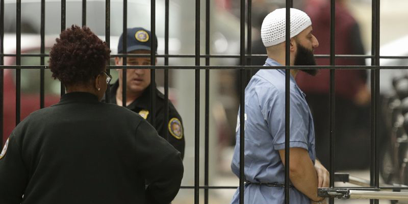 Convicted murderer Adnan Syed (R) arrives at the Baltimore City Circuit Courthouse in Baltimore, Maryland February 4, 2016. REUTERS/Gary Cameron