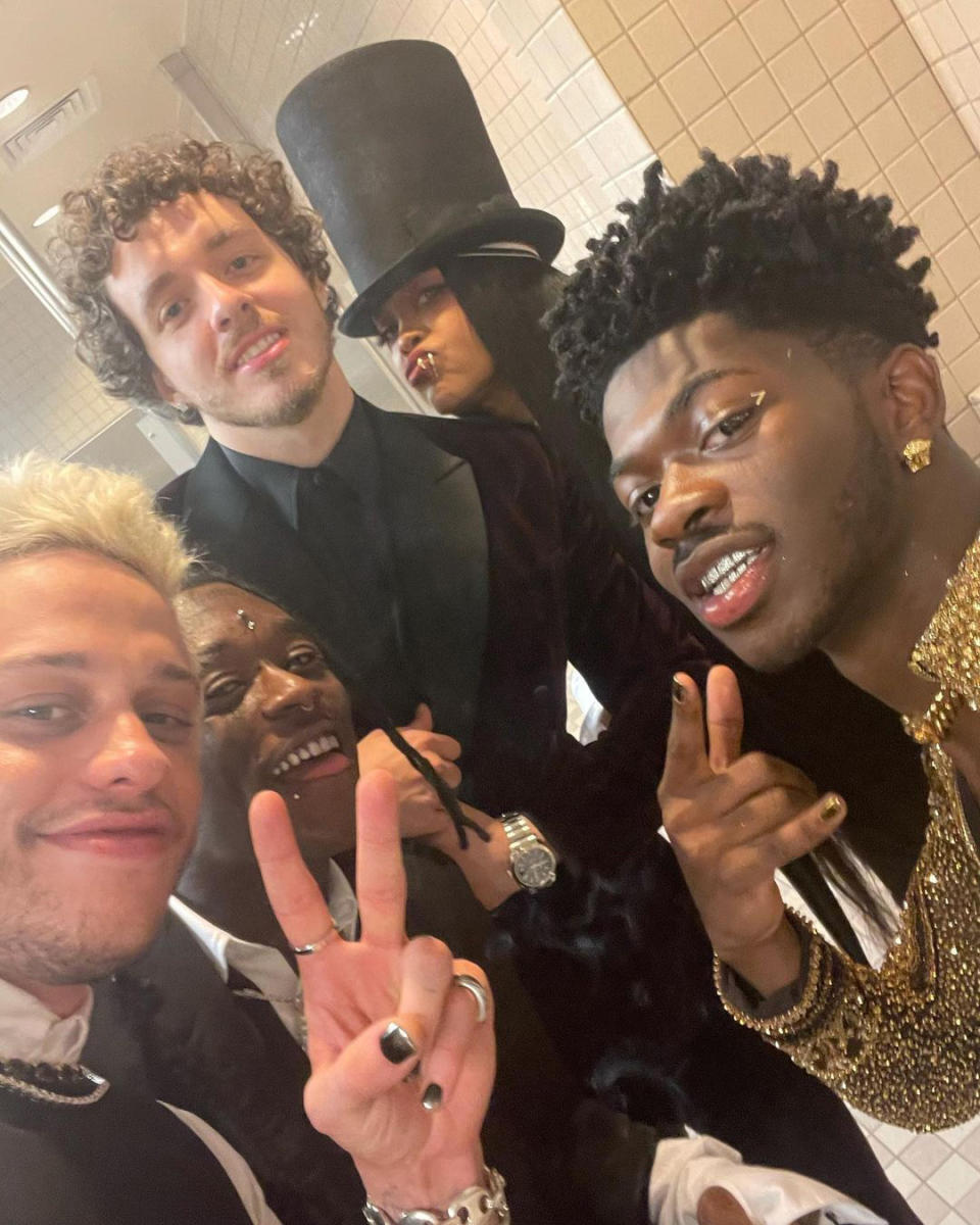 All the Crazy-Fun Photos Celebs Shared from Inside the 2021 Met Gala