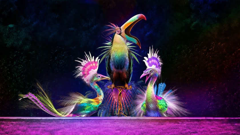 Three giant, animatronic birds soaring as high as 28 feet will entertain guests when a new, free show at Wynn's Lake of Dreams launches on September 10.