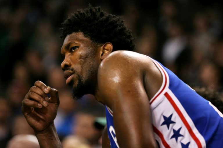 Joel Embiid (pictured) earned 26 points and T.J. McConnell added four key points in a late 7-0 scoring run that helped Philadelphia end a 14-game losing streak to the Raptors, with the final score of 94-89, on January 18, 2017