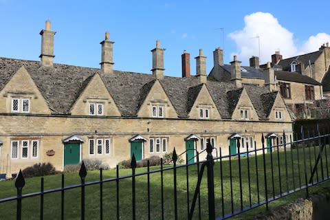 No scandal, just handsome Cotswolds stone - Credit: John Lawrence