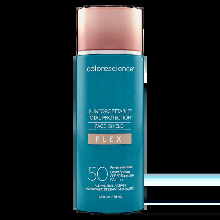 Sunforgettable Total Protection Face Shield Flex SPF 50. Image via Colorescience.