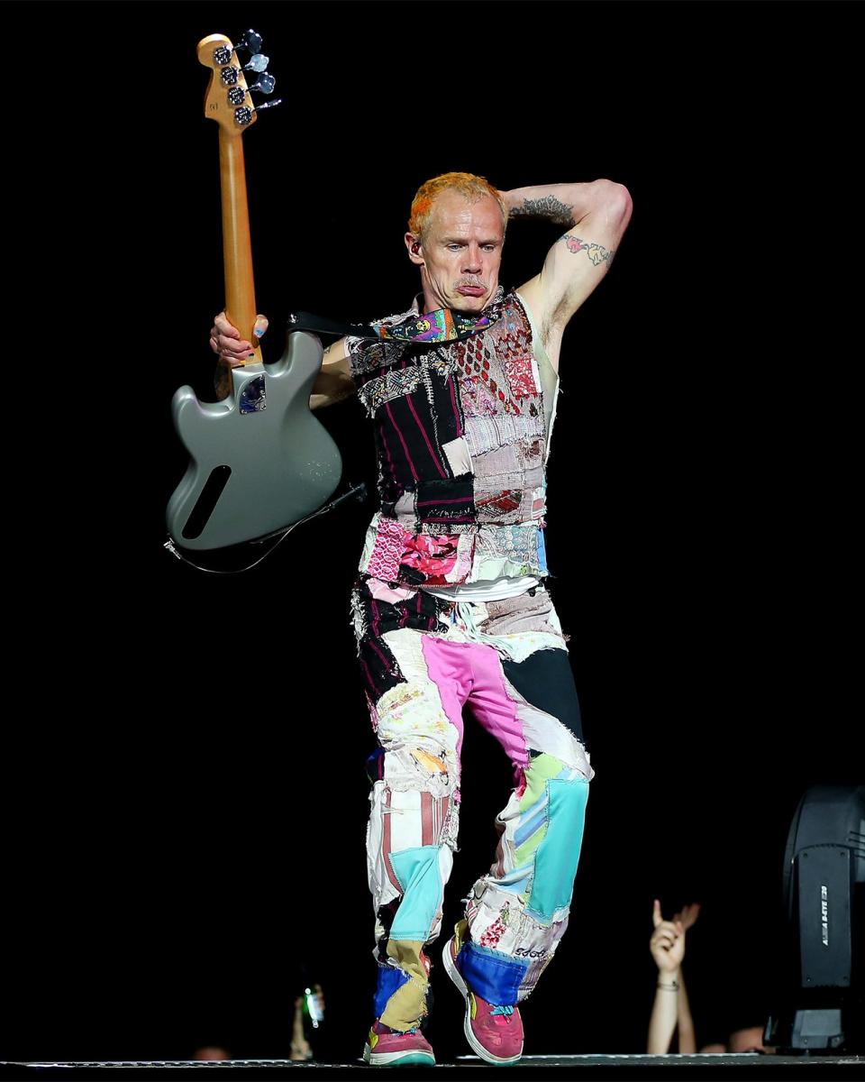 Red Hot Chili Peppers bassist Flea puts the "personal" in personal style.