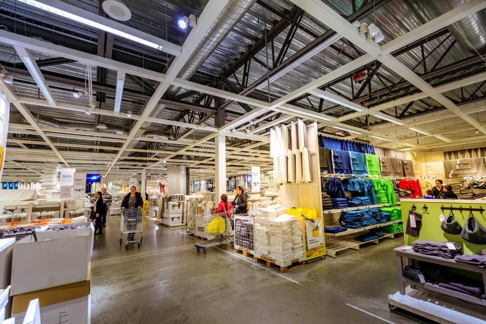 Tienda de Ikea en Portland, Oregon, EEUU. Ikea admitió que enfrenta escasez en el abastecimiento de muebles/Getty