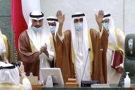 Kuwait's new Emir Nawwaf al-Ahmad al-Sabah takes the oath of office