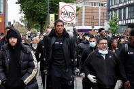 Protest against the death of George Floyd, in Watford