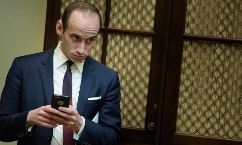 Stephen Miller has received praise from white supremacists.
