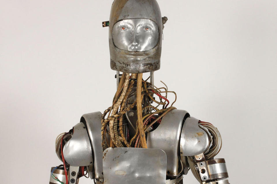 A hydraulically-powered robot dummy designed for NASA to use in testing spacesuits, circa 1963-1965, is heading for auction.