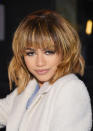 <p>Zendaya stunned in 2016 with honey-blond beachy waves while hanging out in New York City. (Photo: Getty) </p>