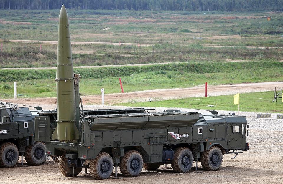 俄羅斯研發的伊斯坎德(Iskander)戰術飛彈系統。(維基百科/@CC BY-SA 4.0)