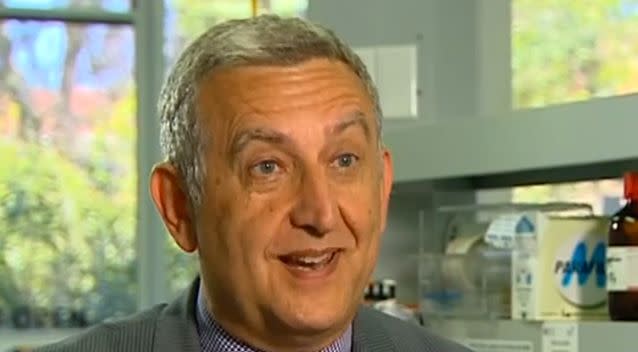 Professor Alan Bensossan. Photo: 7 News