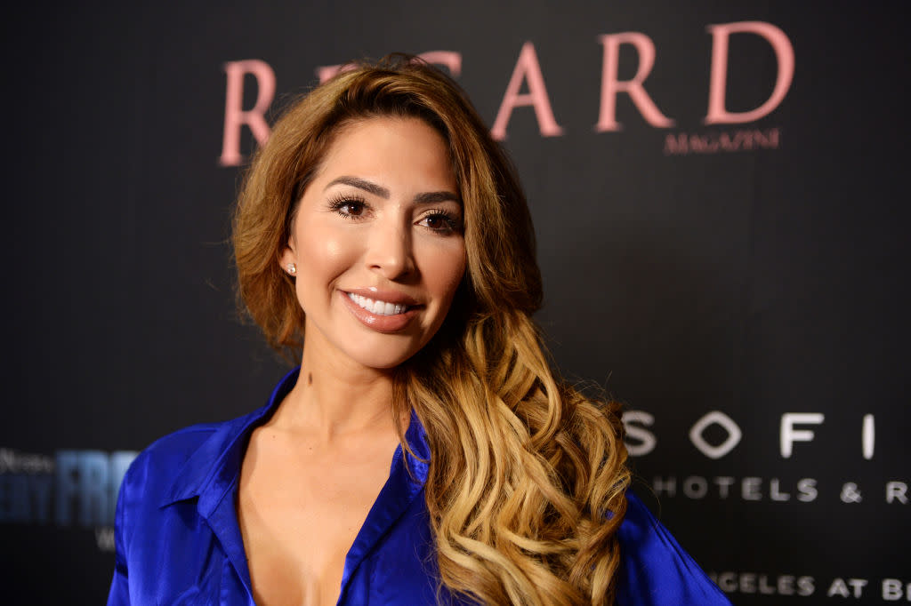 Farrah Abraham's 13-year-old daughter recently had her septum pierced. (Image via Getty Images)