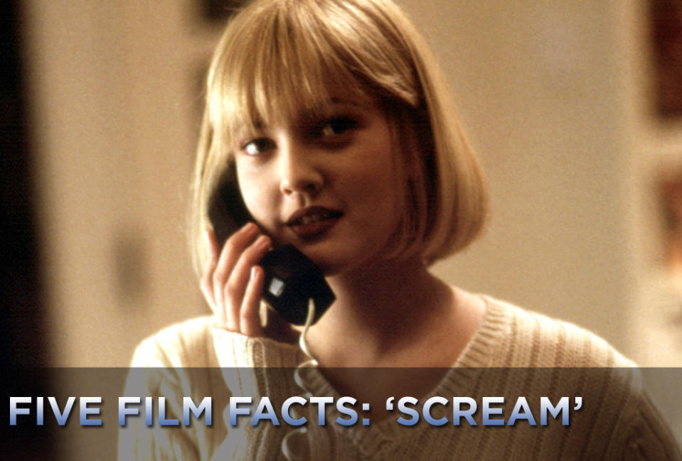 Five Film Facts Scream title card