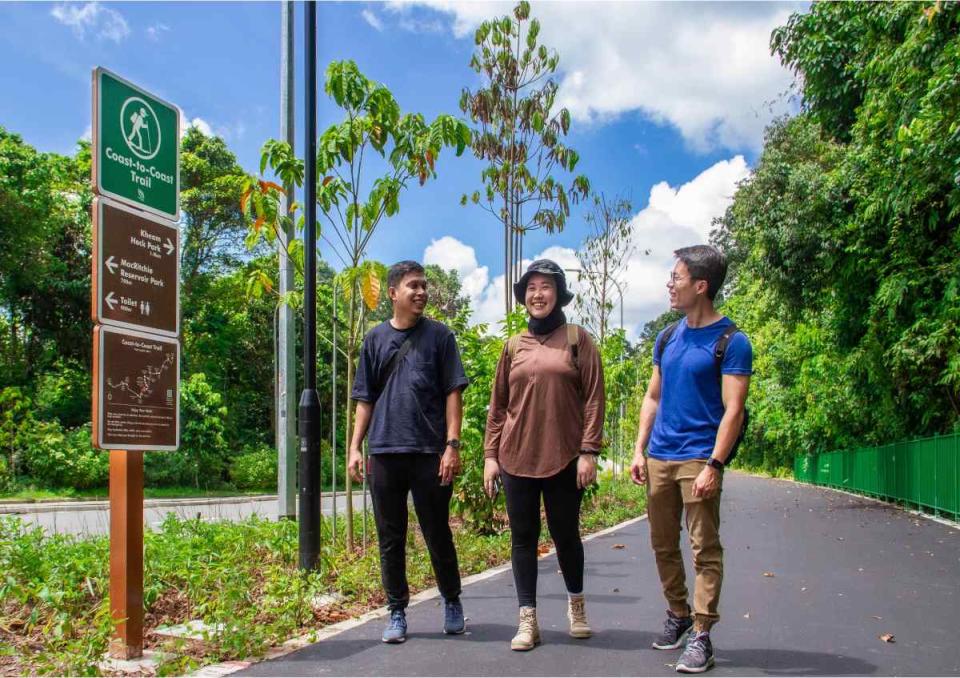 best hiking trail in singapore - coast-to-coast trail