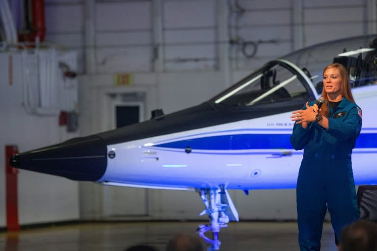 Nichole Ayers, astronaute de la Nasa en formation, le 6 décembre 2021 à Houston, au Texas (AFP - Thomas Shea)