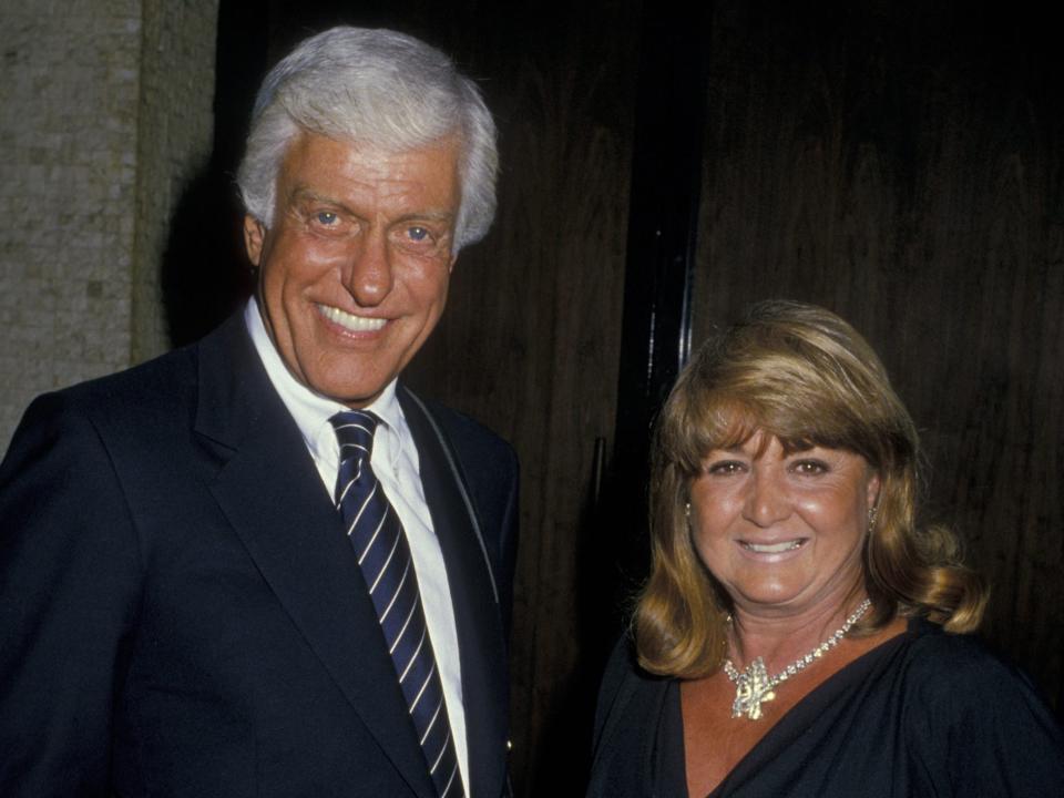 dick van dyke and michelle triola in 1988