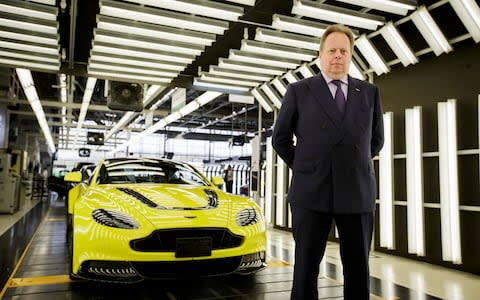 Aston Martin chief executive Andy Palmer  - Credit: Andrew Fox 