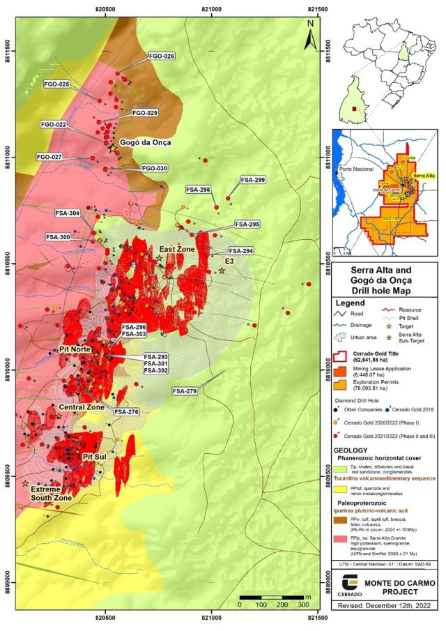 Cerrado Gold Inc., Thursday, December 15, 2022, Press release picture