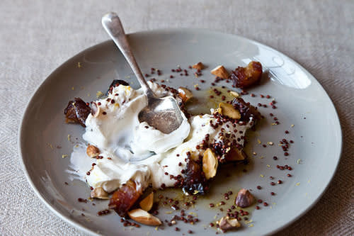 <strong>Get the <a href="http://food52.com/recipes/16485-yogurt-with-toasted-quinoa-dates-and-almonds" target="_blank">Yogurt with Toasted Quinoa, Dates, and Almonds recipe</a> from Amanda Hesser via Food52</strong>