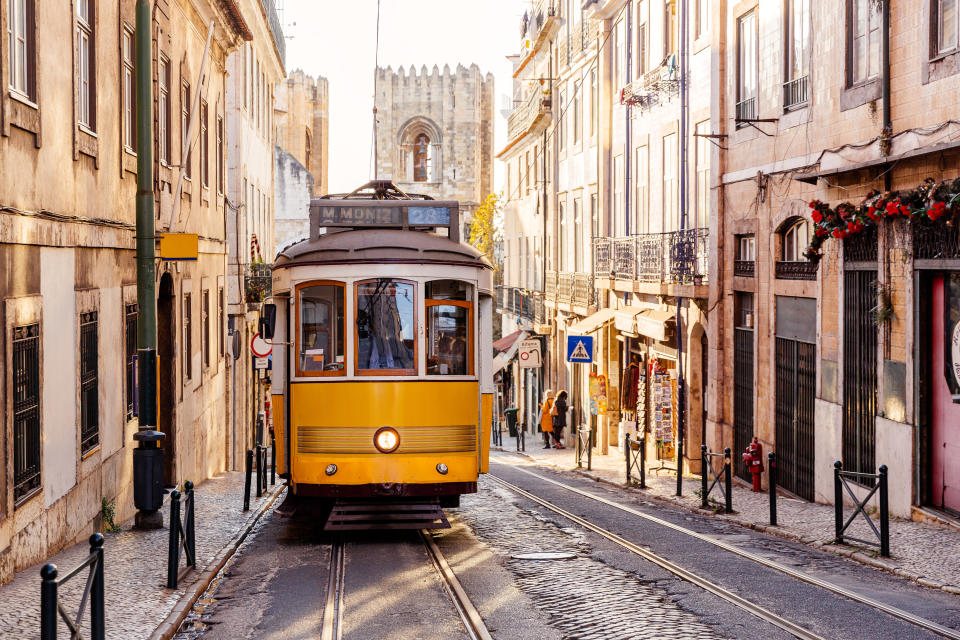 tram in Lisbon