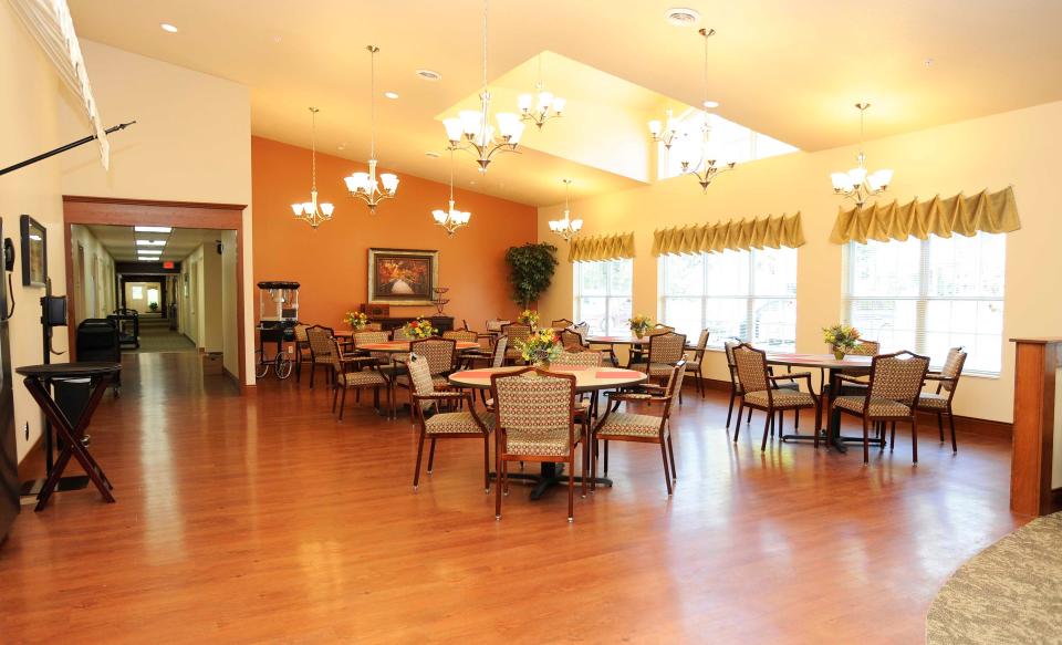 A common area inside Gaslight Village Assisted Living in Adrian is pictured in August 2015. The facility won A Place for Mom’s 2023 Best of Senior Living Award.