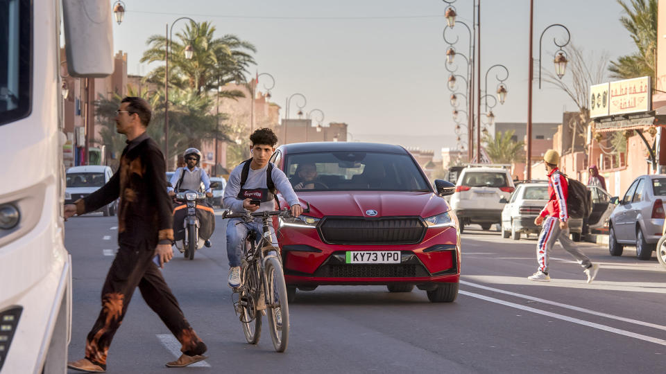 Skoda Enyaq iV Morocco drive