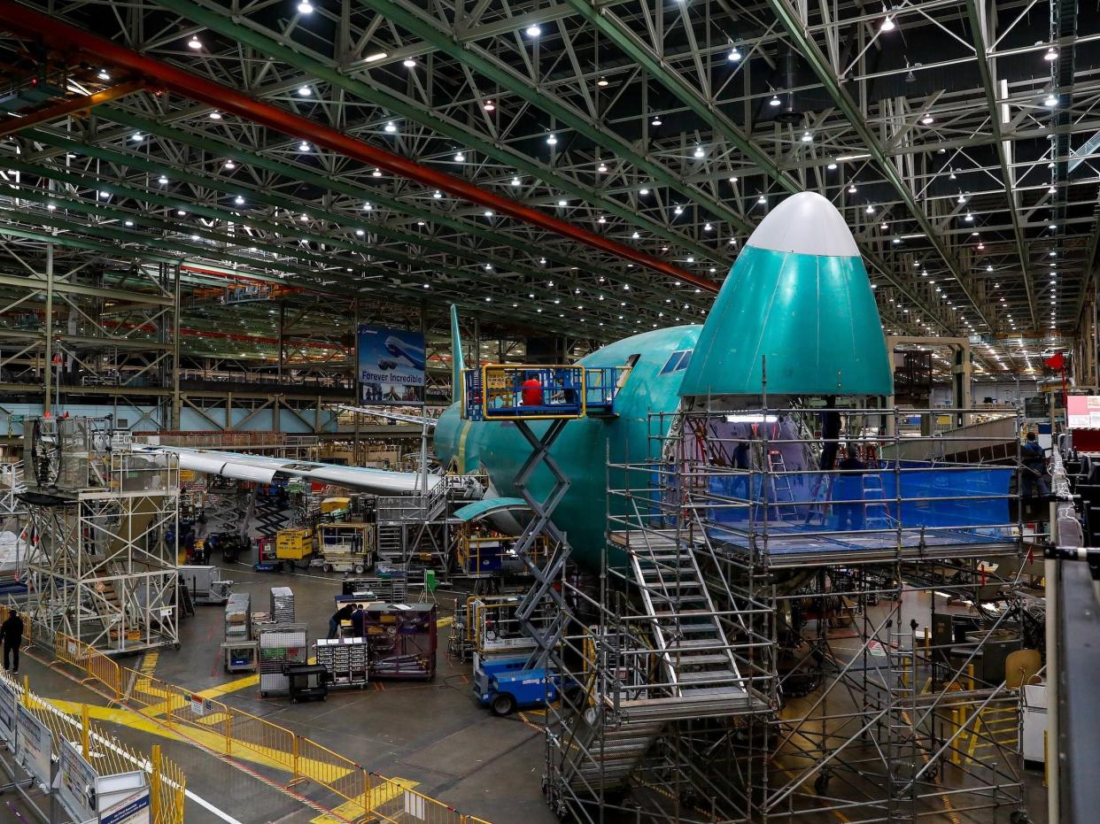 Boeing 747 Factory Tour.