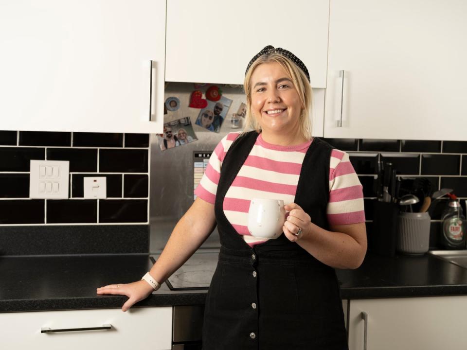 Emma Moloney in her Kidbrooke flat (Daniel Hambury/Stella Pictures Ltd)